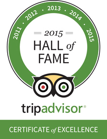 B&B Corte Campana awarded the Trip Advisor Hall of Fame